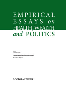 essays on empirical labor and health economics